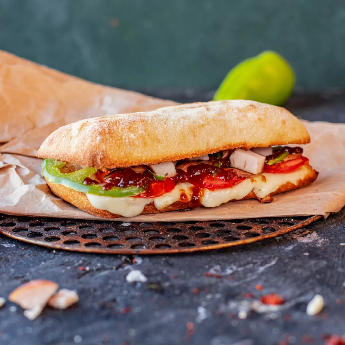 Ciabatta Panini Sandwich